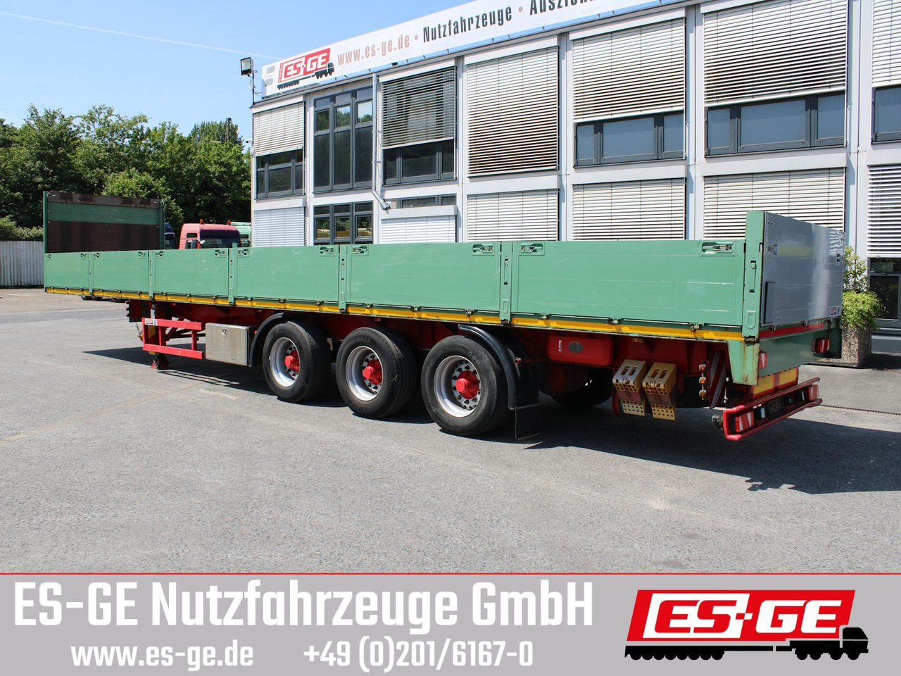 Schmidt 3-Achs-Sattelanhänger - Open bak met boorden oplegger: afbeelding 2 Schmidt 3-Achs-Sattelanhänger - Open bak met boorden oplegger: afbeelding 2