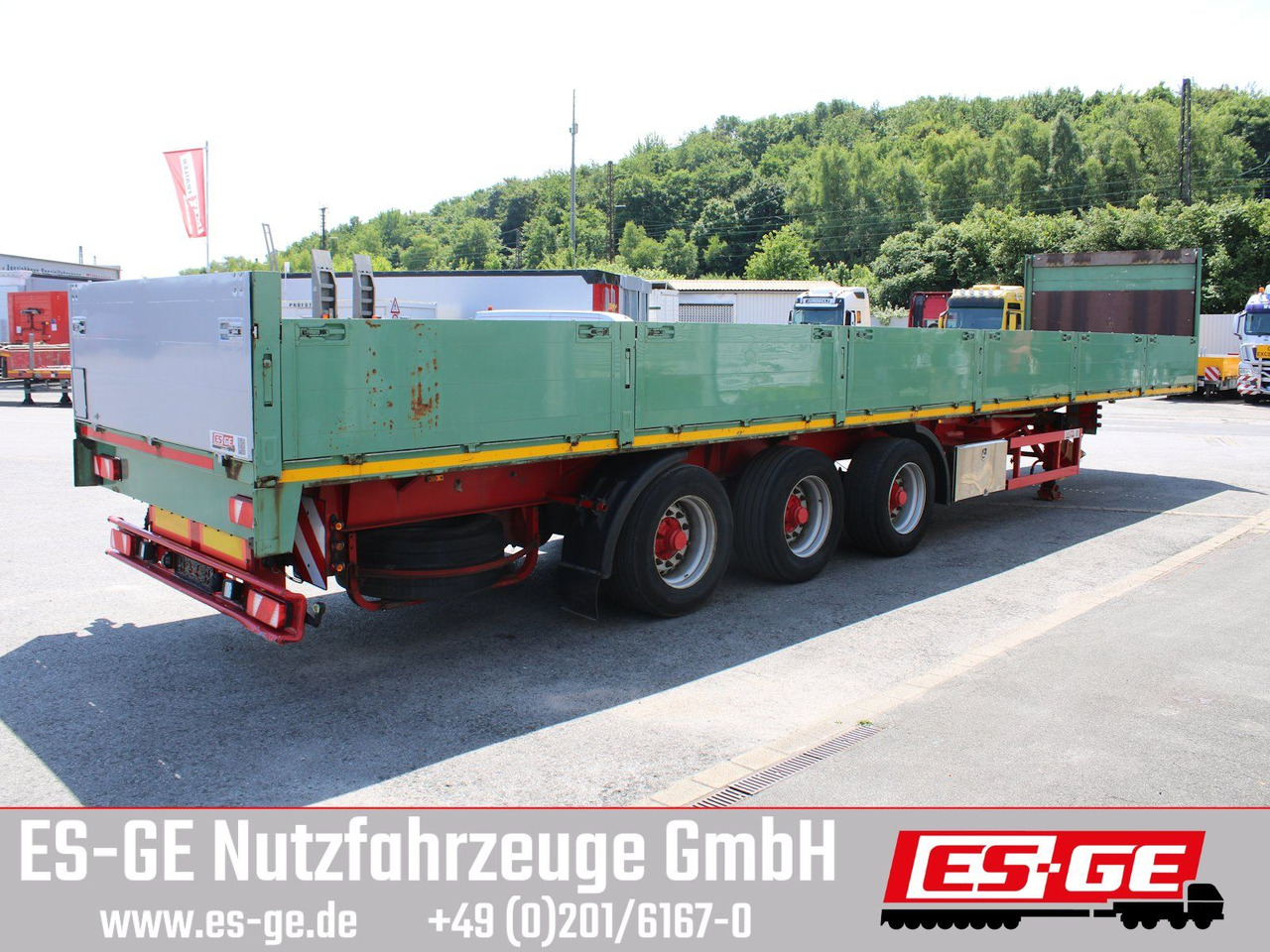 Schmidt 3-Achs-Sattelanhänger - Open bak met boorden oplegger: afbeelding 4 Schmidt 3-Achs-Sattelanhänger - Open bak met boorden oplegger: afbeelding 4