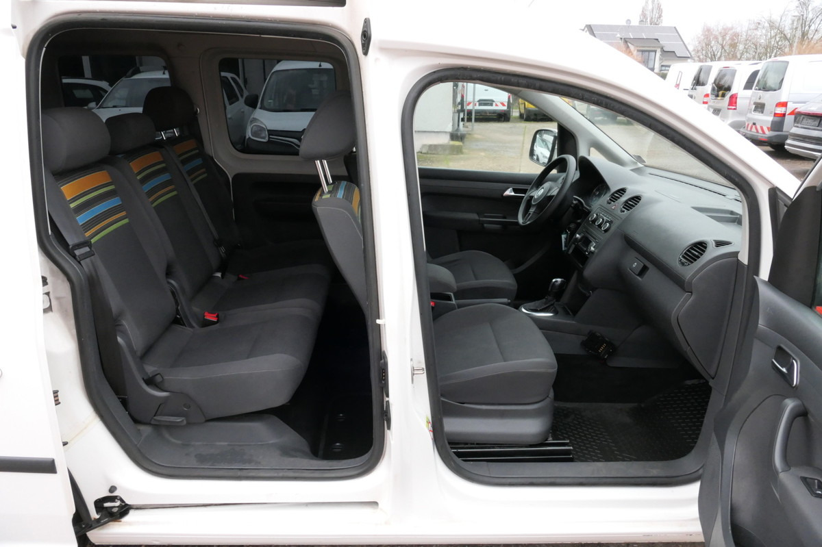 Kleine bestelwagen VW Caddy 1,6 TDI Typ 2K Automatik Klima Sortimo Wer: afbeelding 9
