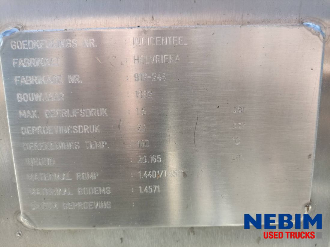Burg BPO 12-27 Z - Tank 26.165 Ltr - Tankoplegger: afbeelding 5 Burg BPO 12-27 Z - Tank 26.165 Ltr - Tankoplegger: afbeelding 5