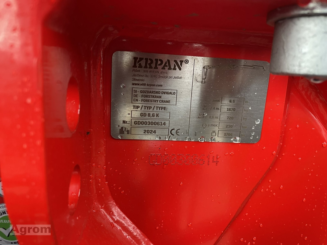 Nieuw Uitrijwagen Krpan GP 15 D + Kran 8,6 K: afbeelding 13