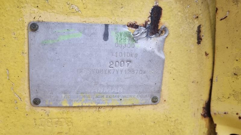 Yanmar SV08 - Minigraafmachine: afbeelding 5 Yanmar SV08 - Minigraafmachine: afbeelding 5