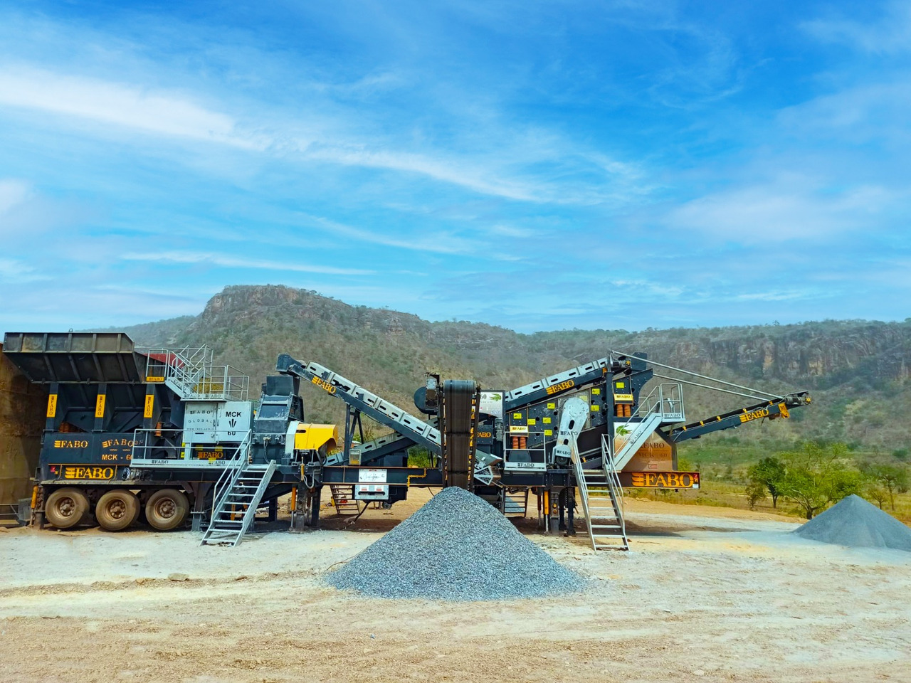 FABO Mobile crusher - Mobiele breker: afbeelding 4 FABO Mobile crusher - Mobiele breker: afbeelding 4