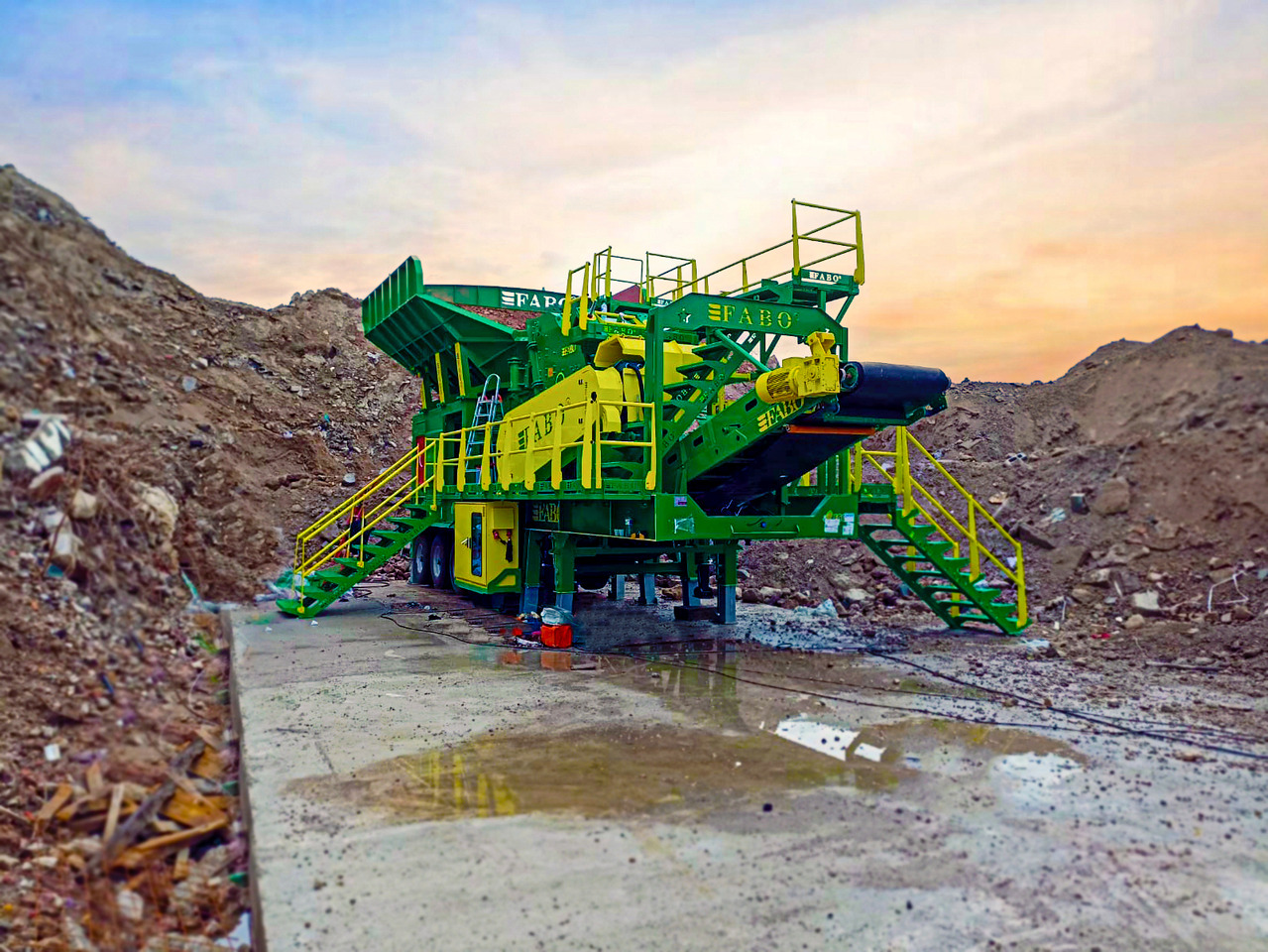 FABO Mobile crusher - Mobiele breker: afbeelding 4 FABO Mobile crusher - Mobiele breker: afbeelding 4