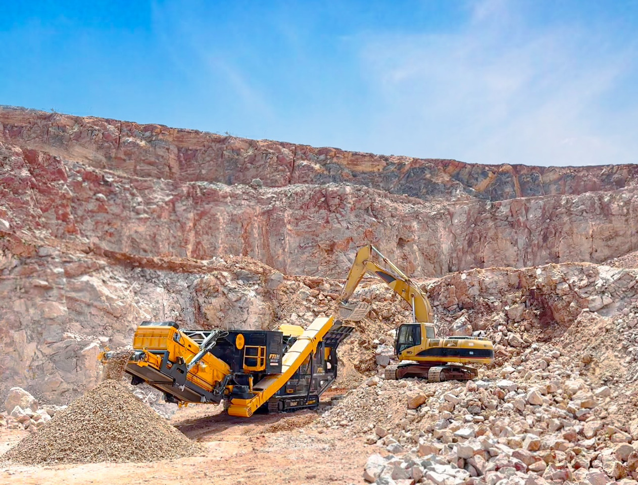 FABO Mobile crusher - Mobiele breker: afbeelding 4 FABO Mobile crusher - Mobiele breker: afbeelding 4