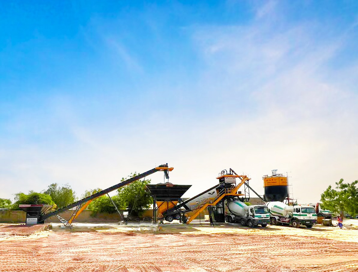 FABO mobile concrete batching plant - Betoncentrale: afbeelding 1 FABO mobile concrete batching plant - Betoncentrale: afbeelding 1