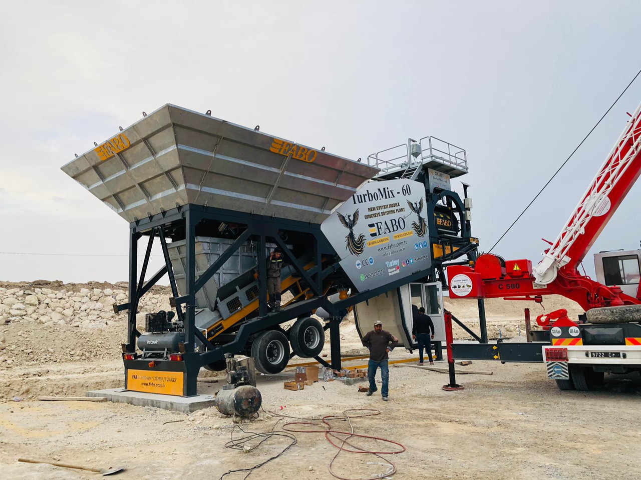 FABO mobile concrete batching plant - Betoncentrale: afbeelding 3 FABO mobile concrete batching plant - Betoncentrale: afbeelding 3