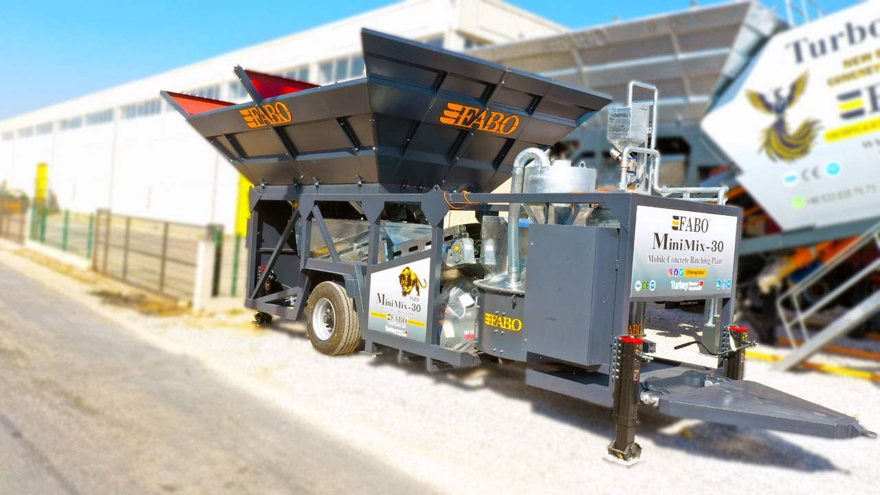 FABO mobile concrete batching plant - Betoncentrale: afbeelding 1 FABO mobile concrete batching plant - Betoncentrale: afbeelding 1