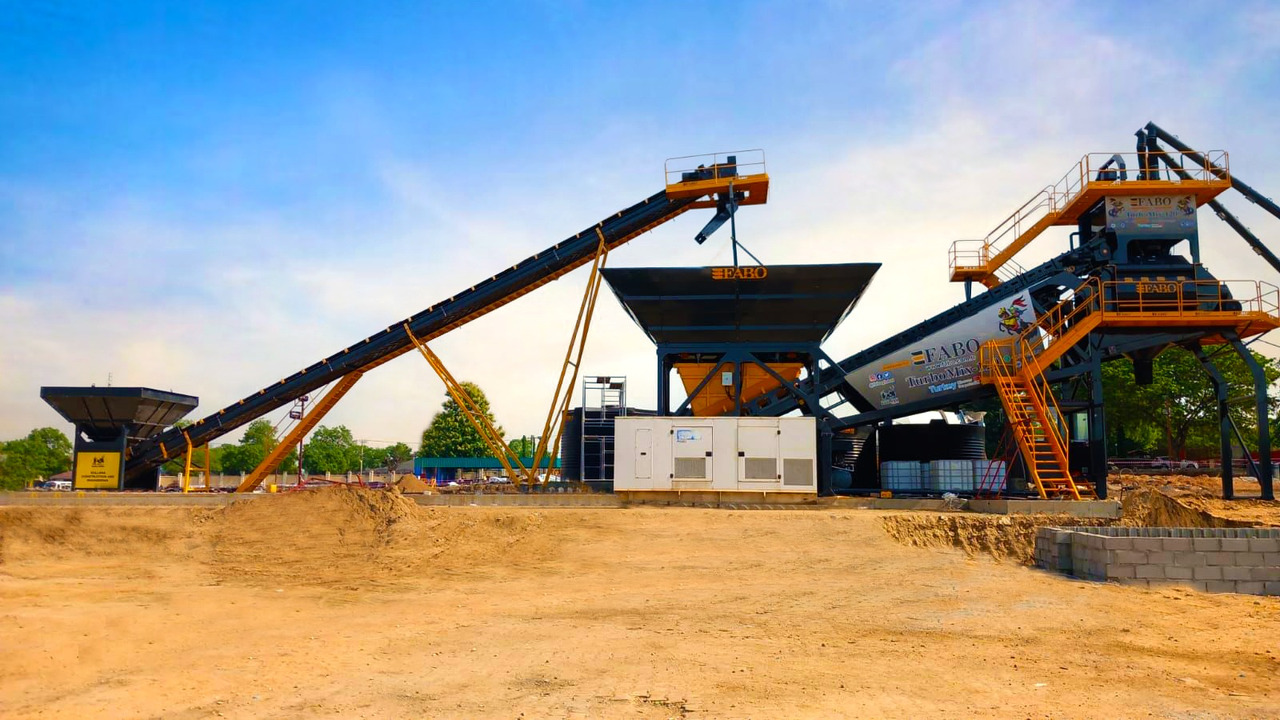 FABO mobile concrete batching plant - Betoncentrale: afbeelding 1 FABO mobile concrete batching plant - Betoncentrale: afbeelding 1