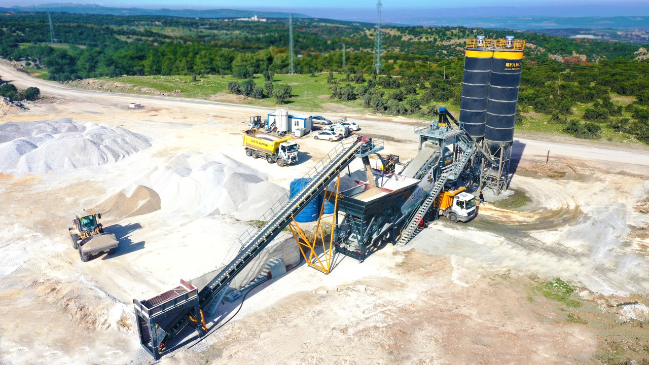 FABO mobile concrete batching plant - Betoncentrale: afbeelding 1 FABO mobile concrete batching plant - Betoncentrale: afbeelding 1