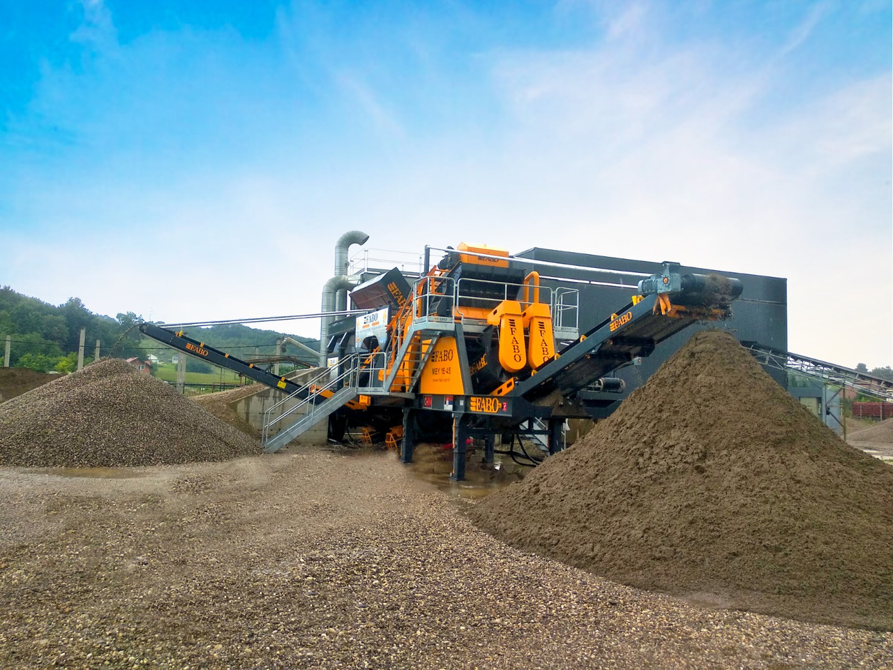 FABO mobile washing plant - Zeefinstallatie: afbeelding 4 FABO mobile washing plant - Zeefinstallatie: afbeelding 4