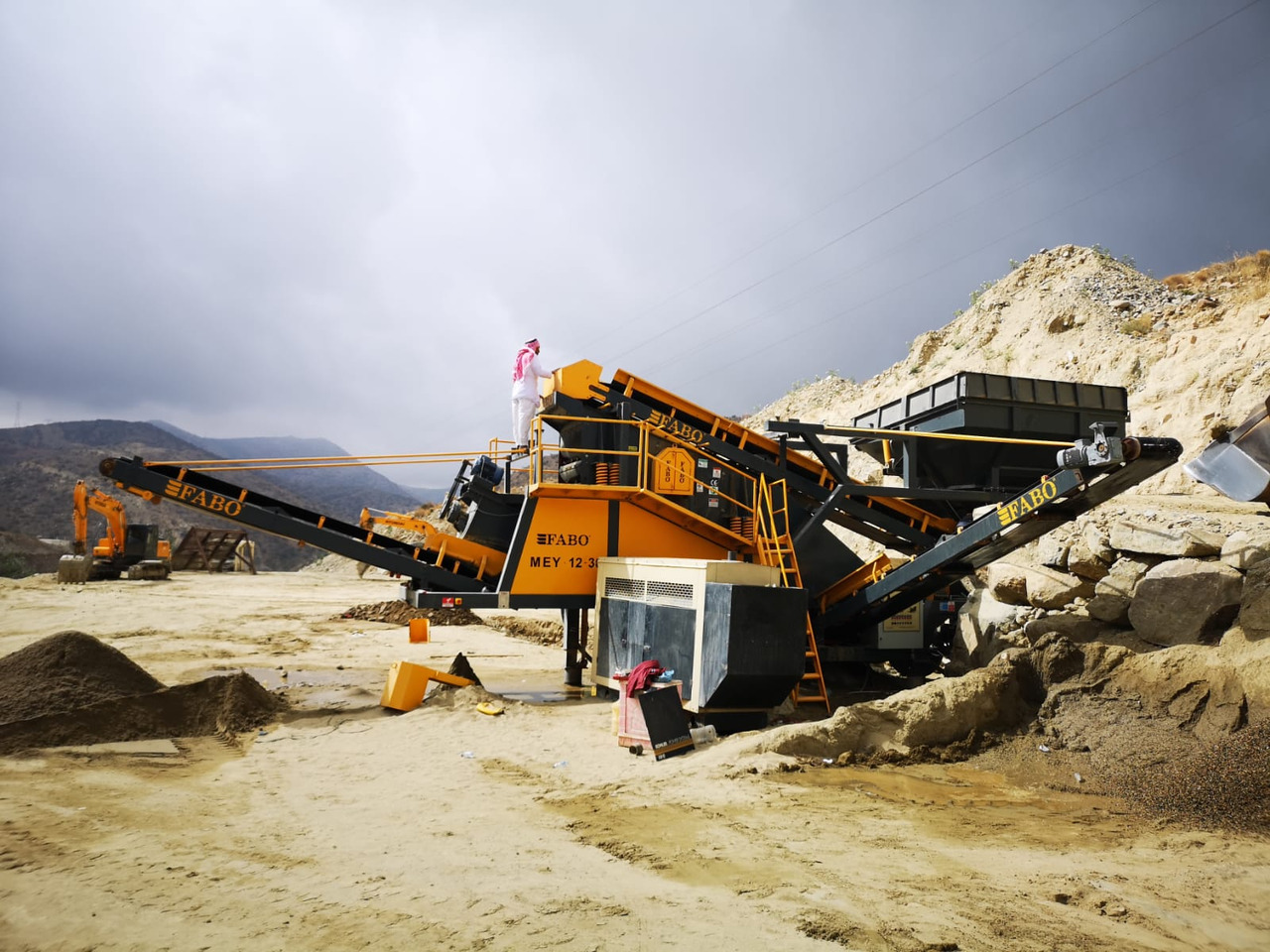 FABO mobile washing plant - Zeefinstallatie: afbeelding 4 FABO mobile washing plant - Zeefinstallatie: afbeelding 4