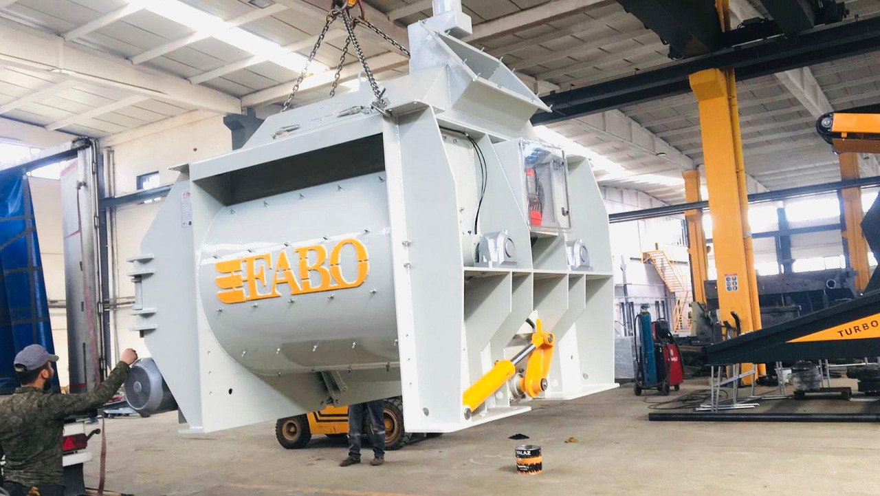 FABO twin shaft mixer - Betonmolen: afbeelding 1 FABO twin shaft mixer - Betonmolen: afbeelding 1