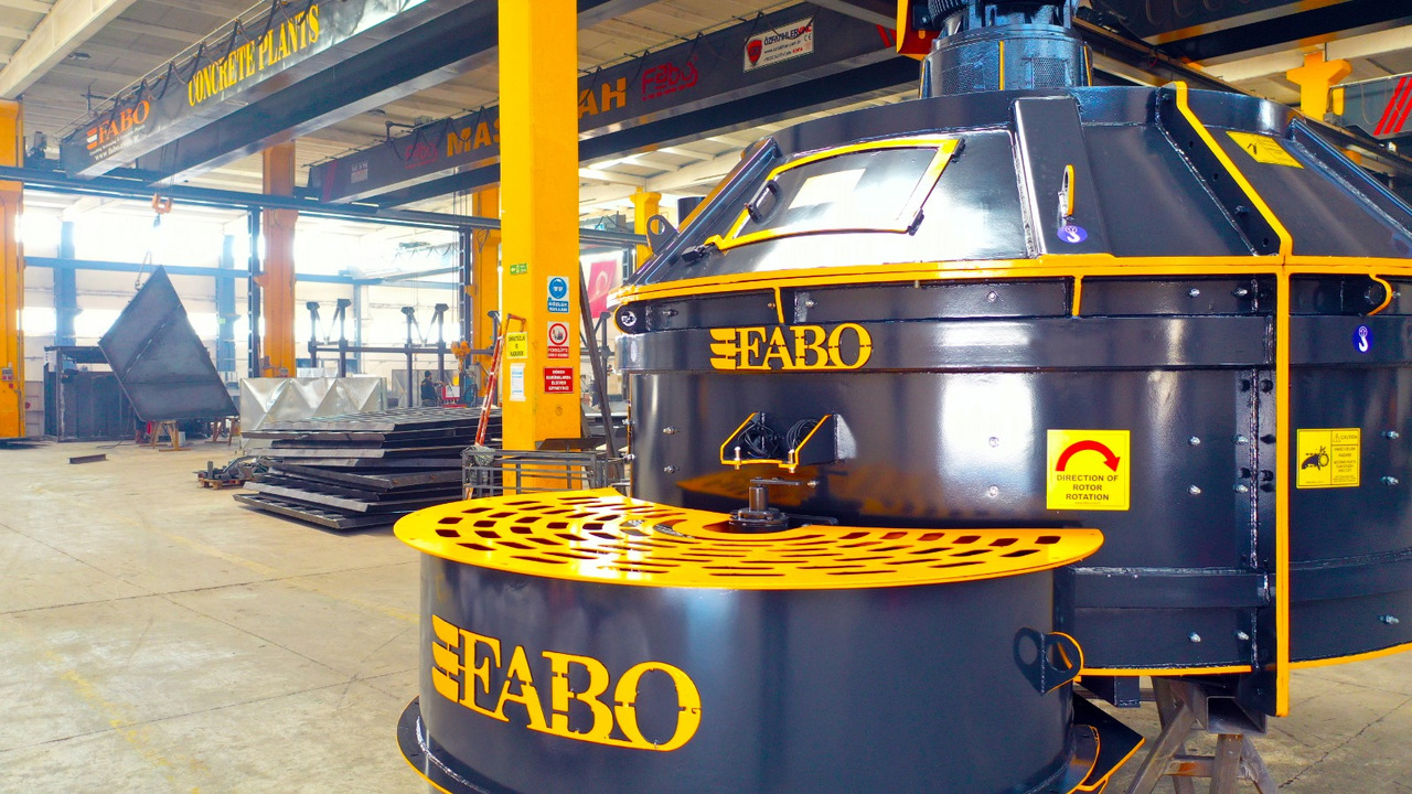 FABO twin shaft mixer - Betonmolen: afbeelding 1 FABO twin shaft mixer - Betonmolen: afbeelding 1