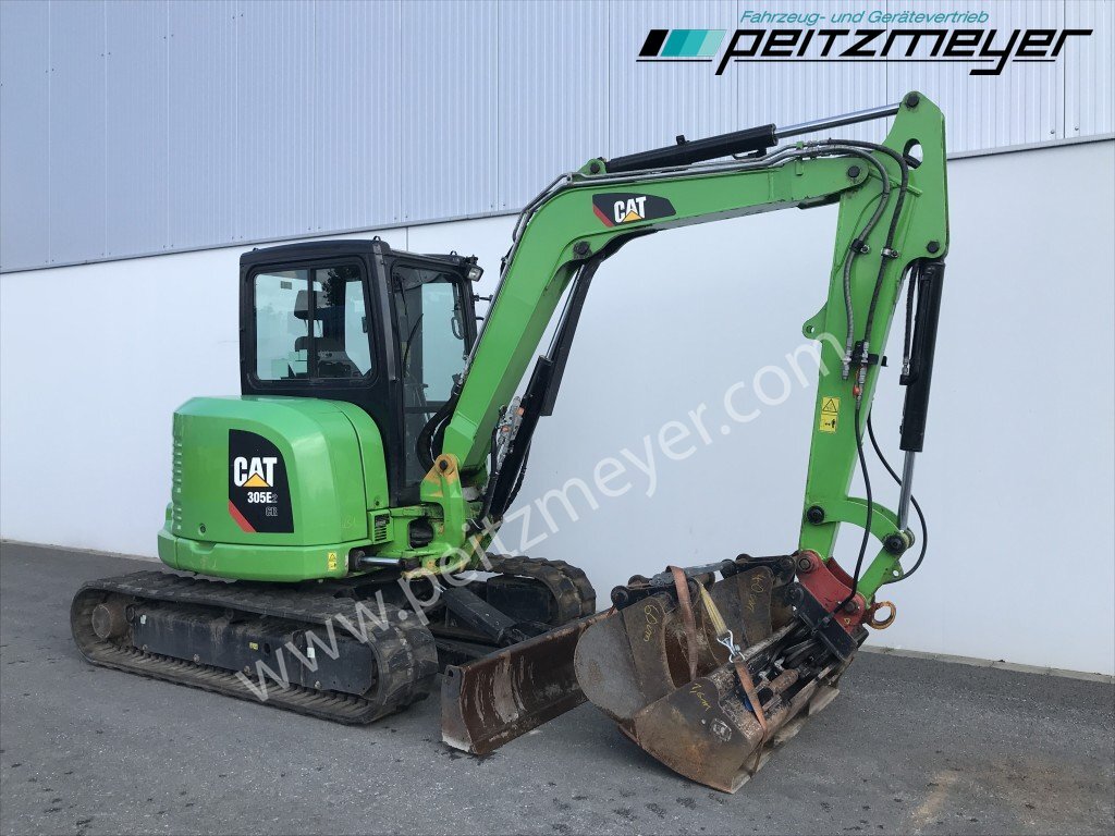 CAT Minibagger 305 E 2 HSW, 3 Löffel MS03 - Minigraafmachine: afbeelding 2 CAT Minibagger 305 E 2 HSW, 3 Löffel MS03 - Minigraafmachine: afbeelding 2