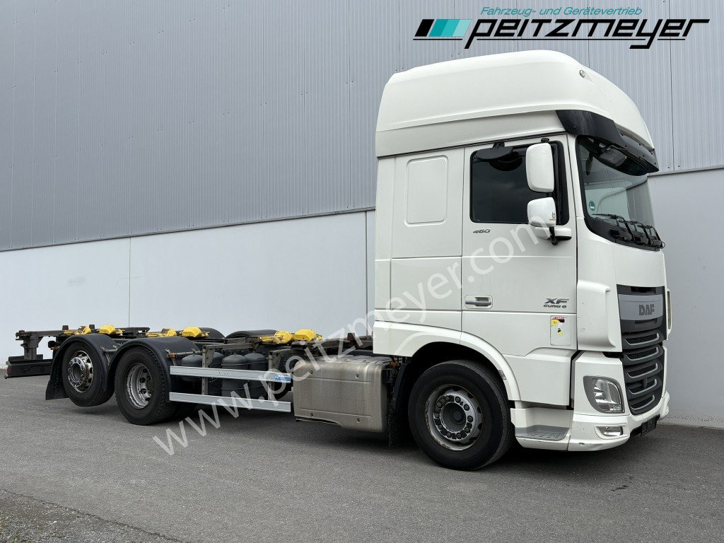 DAF XF 460 FAN 6x2 Lenkachse, Standklima Intarder, SDG - höhenverstellbar - Containertransporter/ Wissellaadbak vrachtwagen: afbeelding 2 DAF XF 460 FAN 6x2 Lenkachse, Standklima Intarder, SDG - höhenverstellbar - Containertransporter/ Wissellaadbak vrachtwagen: afbeelding 2