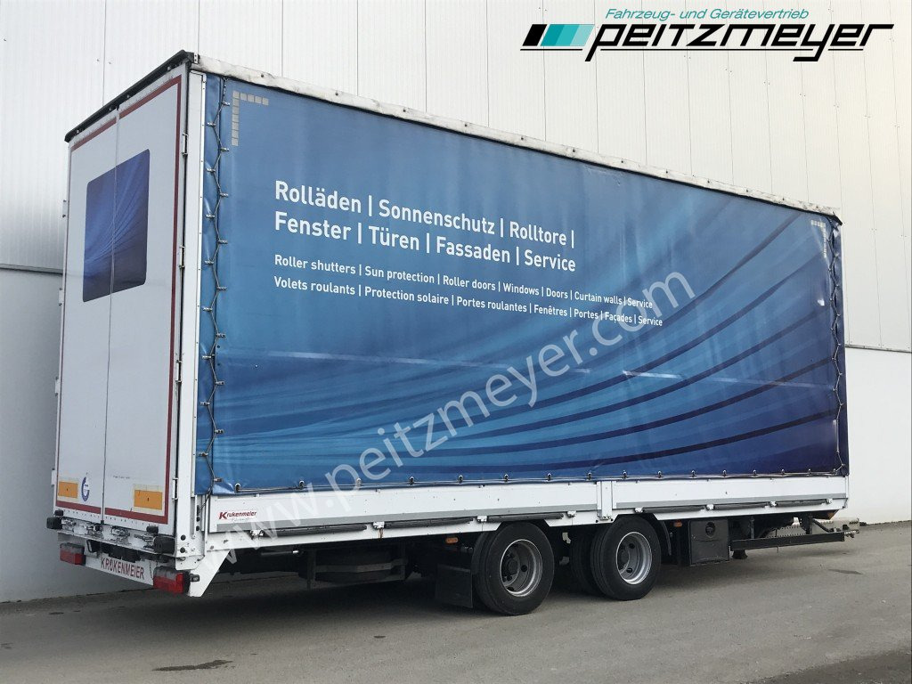 KRUKENMEIER Jumboanhänger TLPS 16,4, Hubdach, Edscha, verzinkt RSAB - Open/ Plateau aanhangwagen: afbeelding 1 KRUKENMEIER Jumboanhänger TLPS 16,4, Hubdach, Edscha, verzinkt RSAB - Open/ Plateau aanhangwagen: afbeelding 1