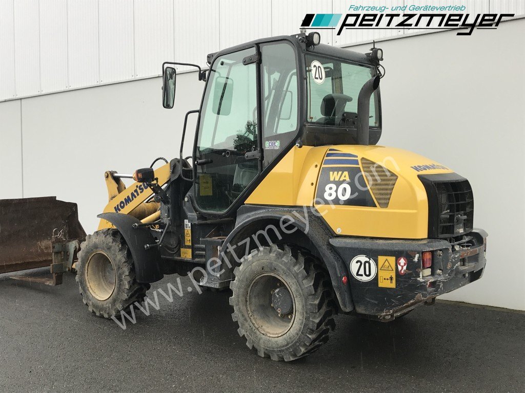 Komatsu RADLADER WA 80-6 Palettengabel und Standardschaufel - Wiellader: afbeelding 4 Komatsu RADLADER WA 80-6 Palettengabel und Standardschaufel - Wiellader: afbeelding 4