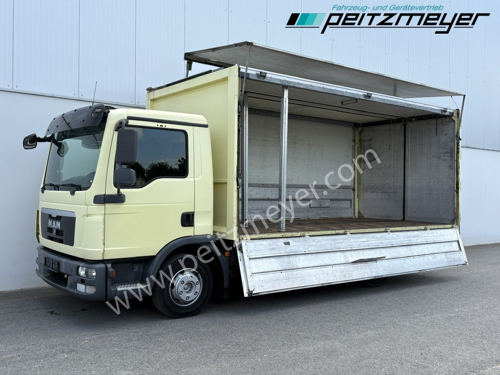 MAN TGL 8.180 FL Ewers Schwenkwand 2 x AHK, Klima - Drankenwagen vrachtwagen: afbeelding 1 MAN TGL 8.180 FL Ewers Schwenkwand 2 x AHK, Klima - Drankenwagen vrachtwagen: afbeelding 1