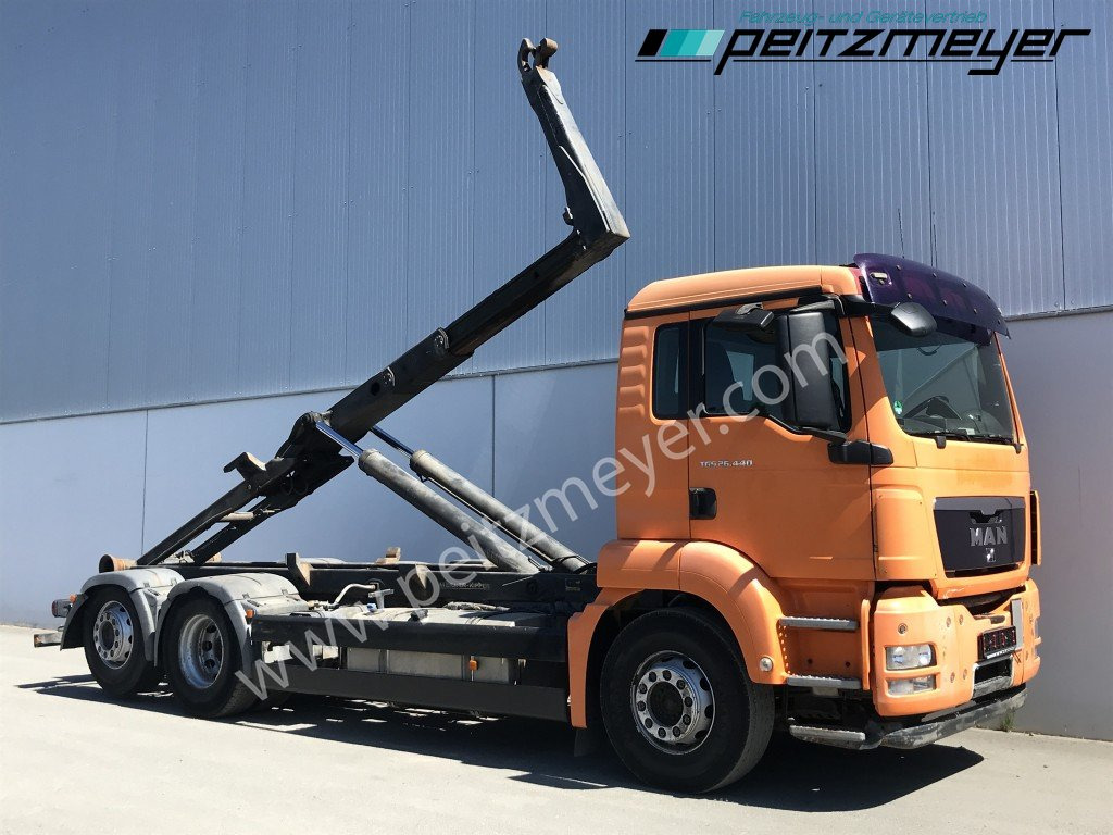 MAN TGS 26.440 BL6x2 Meiller RK 2070 mit Lenkachse - Haakarmsysteem vrachtwagen: afbeelding 2 MAN TGS 26.440 BL6x2 Meiller RK 2070 mit Lenkachse - Haakarmsysteem vrachtwagen: afbeelding 2