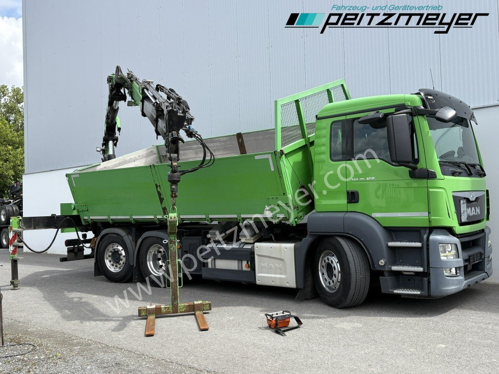 MAN TGS 26.460 FL 6x2 Kipper+Kran+Funk Lenkachse, 2-Seitenkipper, Atlas 172.3 - Kipper vrachtwagen, Kraanwagen: afbeelding 2 MAN TGS 26.460 FL 6x2 Kipper+Kran+Funk Lenkachse, 2-Seitenkipper, Atlas 172.3 - Kipper vrachtwagen, Kraanwagen: afbeelding 2