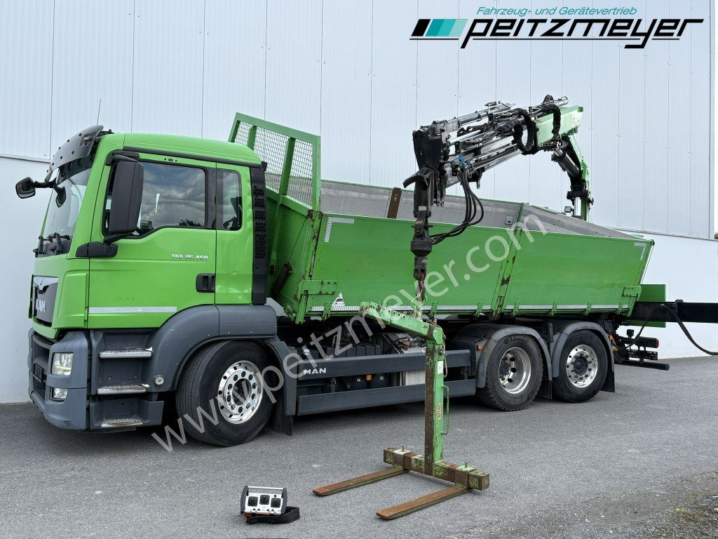 MAN TGS 26.460 FL 6x2 Kipper+Kran+Funk Lenkachse, 2-Seitenkipper, Atlas 172.3 - Kipper vrachtwagen, Kraanwagen: afbeelding 1 MAN TGS 26.460 FL 6x2 Kipper+Kran+Funk Lenkachse, 2-Seitenkipper, Atlas 172.3 - Kipper vrachtwagen, Kraanwagen: afbeelding 1