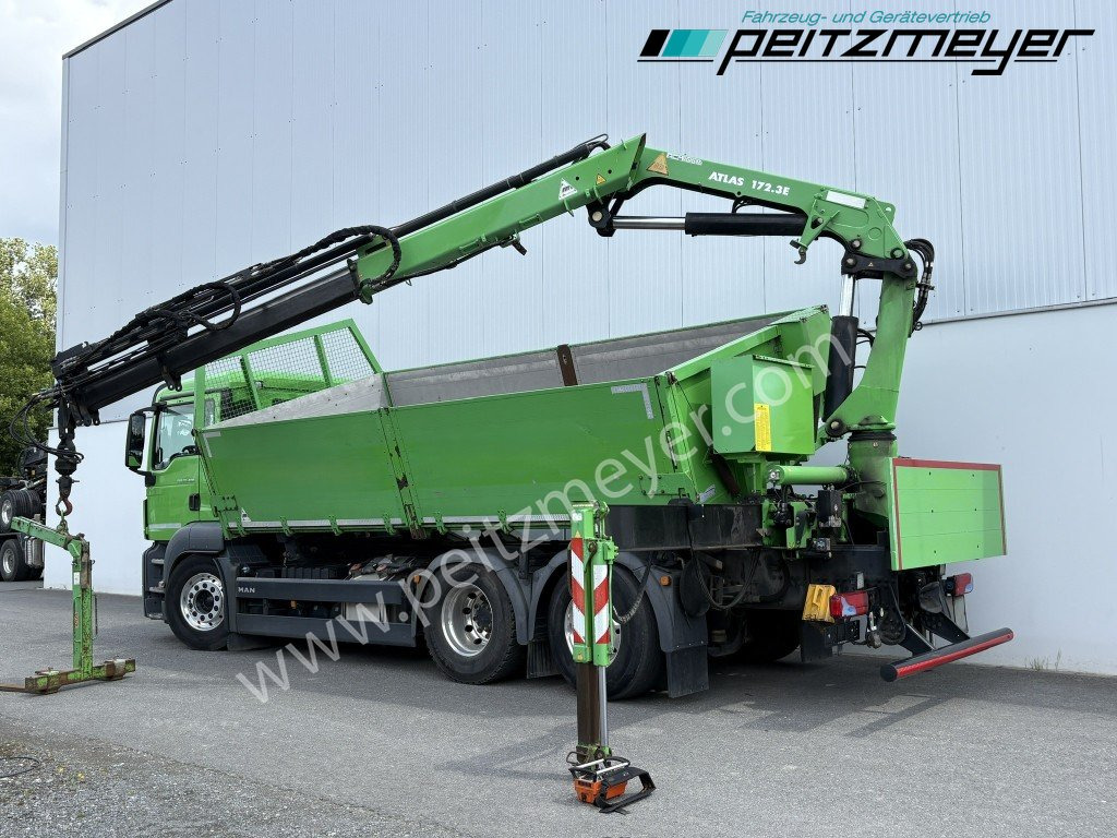 MAN TGS 26.460 FL 6x2 Kipper+Kran+Funk Lenkachse, 2-Seitenkipper, Atlas 172.3 - Kipper vrachtwagen, Kraanwagen: afbeelding 3 MAN TGS 26.460 FL 6x2 Kipper+Kran+Funk Lenkachse, 2-Seitenkipper, Atlas 172.3 - Kipper vrachtwagen, Kraanwagen: afbeelding 3