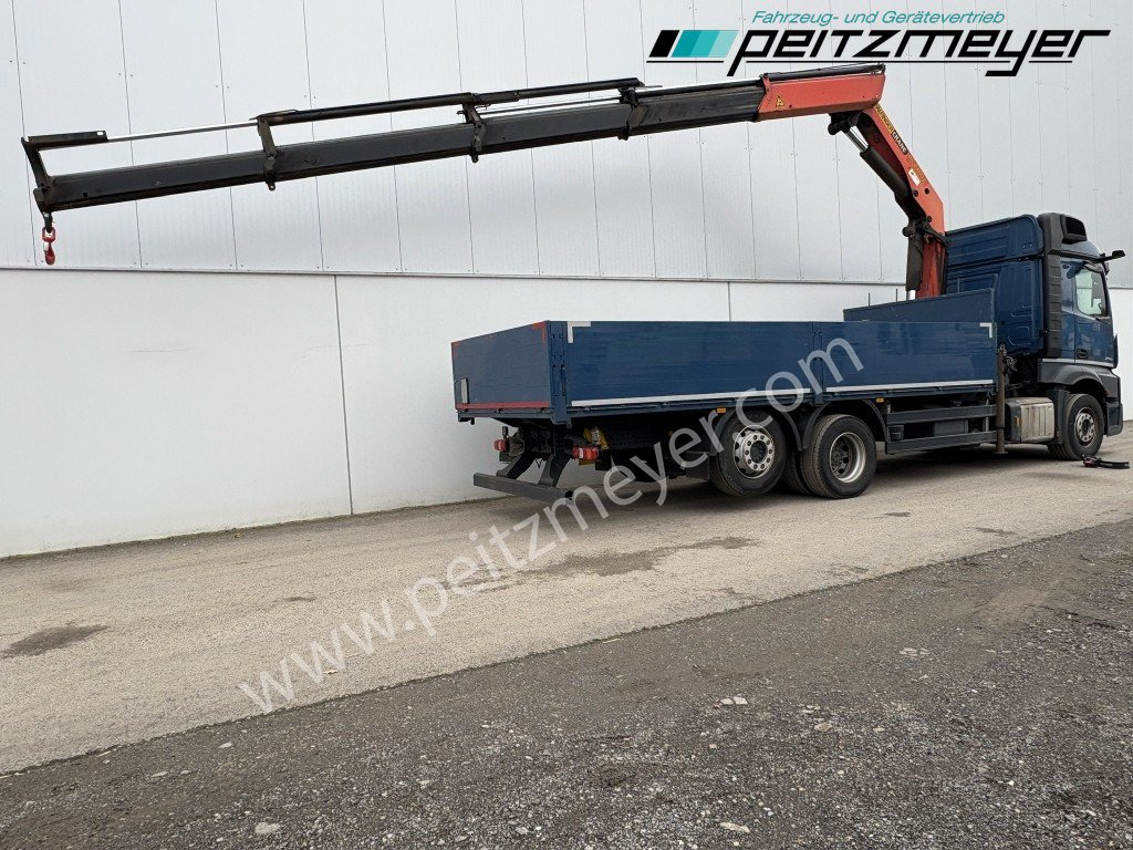 MERCEDES-BENZ Actros 2543 L Pritsche mit Palfinger 23002, Funk - Vrachtwagen met open laadbak, Kraanwagen: afbeelding 4 MERCEDES-BENZ Actros 2543 L Pritsche mit Palfinger 23002, Funk - Vrachtwagen met open laadbak, Kraanwagen: afbeelding 4