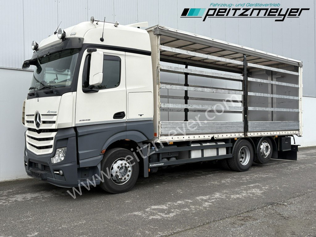 MERCEDES-BENZ Actros 2545 LL Pritsche, Klima, Standklima, PPC, EU 6 MP 4 - Edscha - Schuifzeilen vrachtwagen: afbeelding 1 MERCEDES-BENZ Actros 2545 LL Pritsche, Klima, Standklima, PPC, EU 6 MP 4 - Edscha - Schuifzeilen vrachtwagen: afbeelding 1