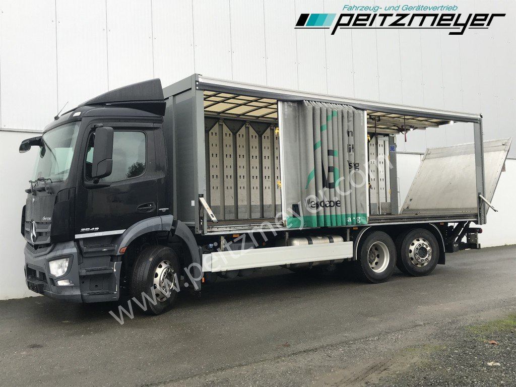 MERCEDES-BENZ Antos 2543 LL Ewers Getränke Retarder, 2 x AHK, LBW 2 t., Lenkachse - Drankenwagen vrachtwagen: afbeelding 1 MERCEDES-BENZ Antos 2543 LL Ewers Getränke Retarder, 2 x AHK, LBW 2 t., Lenkachse - Drankenwagen vrachtwagen: afbeelding 1