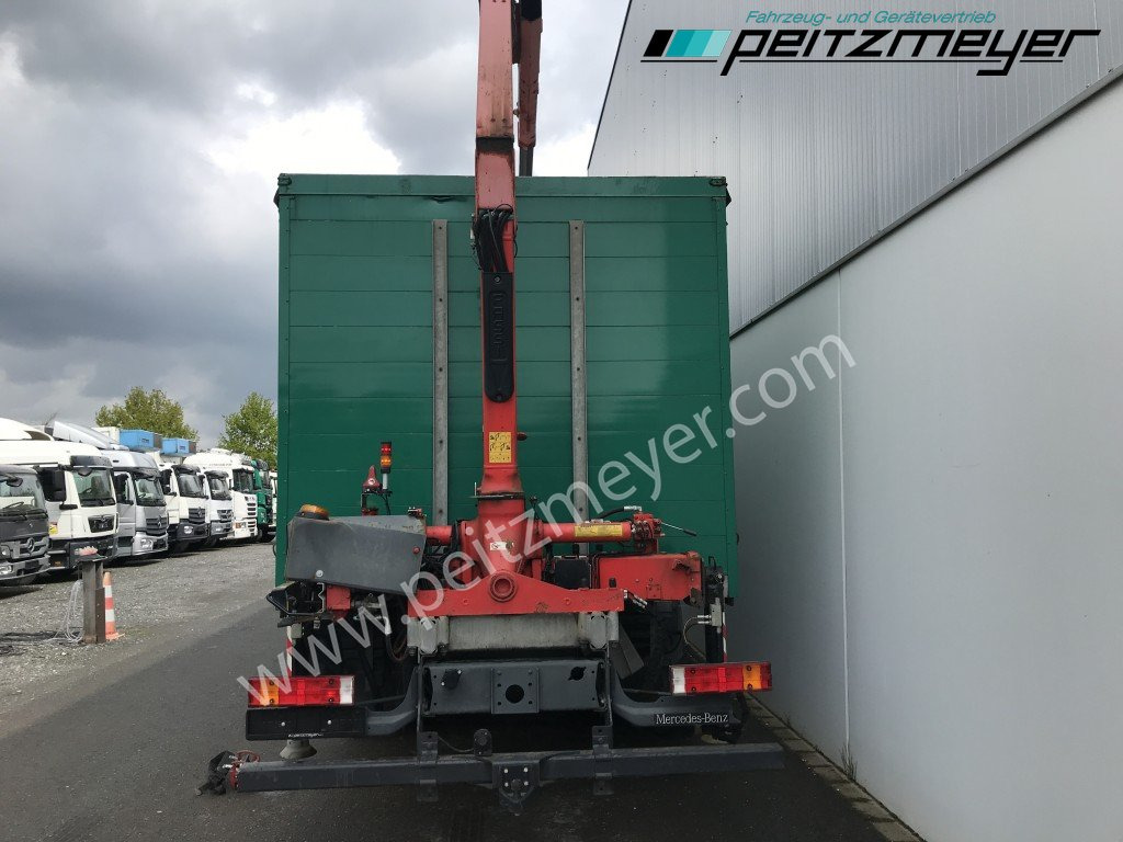 Schuifzeilen vrachtwagen, Kraanwagen MERCEDES-BENZ Atego 1224 L Pritsche m. Heckkran Funk 4 x hydraulisch: afbeelding 6