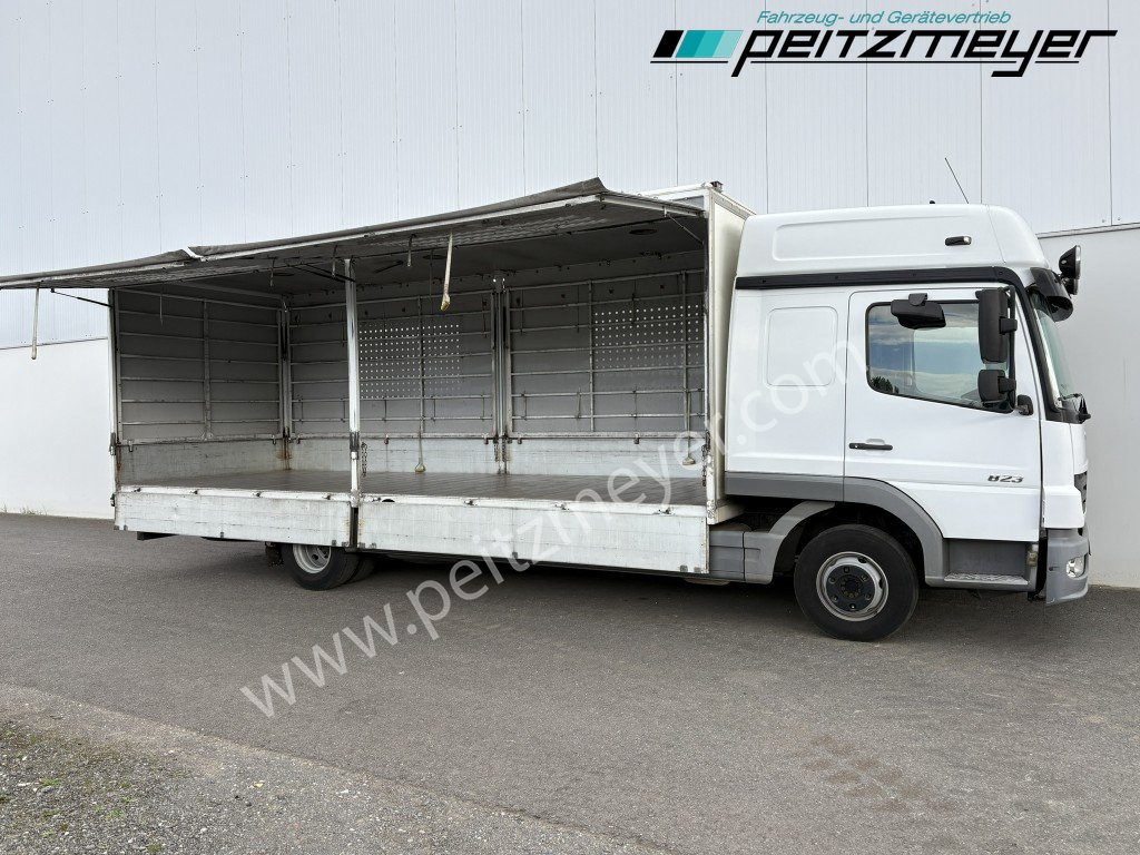 MERCEDES-BENZ Atego 823 L Geflügelpritsche L - Fahrerhaus, Klima, 2 x AHK - Bakwagen: afbeelding 3 MERCEDES-BENZ Atego 823 L Geflügelpritsche L - Fahrerhaus, Klima, 2 x AHK - Bakwagen: afbeelding 3