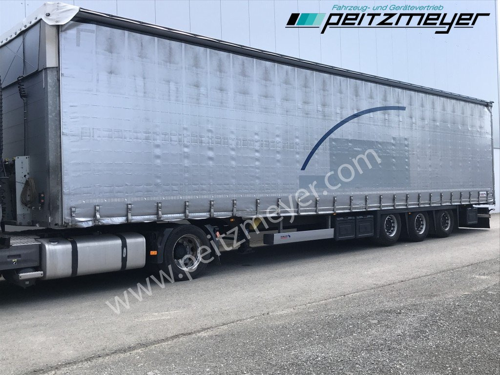 SCHMITZ 3 Achs Pritschenauflieger SCS 24/L-13.62 Mega, Power-Curtain Jumbo, Edscha, RSAB, - Schuifzeiloplegger: afbeelding 4 SCHMITZ 3 Achs Pritschenauflieger SCS 24/L-13.62 Mega, Power-Curtain Jumbo, Edscha, RSAB, - Schuifzeiloplegger: afbeelding 4
