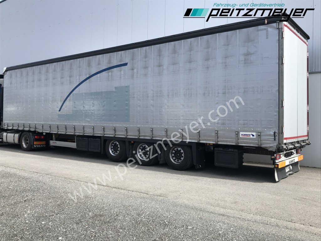 SCHMITZ 3 Achs Pritschenauflieger SCS 24/L-13.62 Mega, Power-Curtain Jumbo, Edscha, RSAB, - Schuifzeiloplegger: afbeelding 2 SCHMITZ 3 Achs Pritschenauflieger SCS 24/L-13.62 Mega, Power-Curtain Jumbo, Edscha, RSAB, - Schuifzeiloplegger: afbeelding 2