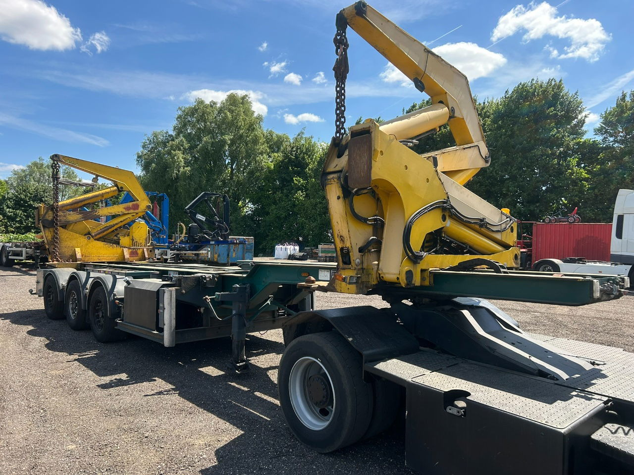 Hammar 195 HC / 20 ft, 2 x 20 ft 40 ft HC, power pack Diesel, Wireless controller 2 x, telescopic chassis - Containertransporter/ Wissellaadbak oplegger: afbeelding 2 Hammar 195 HC / 20 ft, 2 x 20 ft 40 ft HC, power pack Diesel, Wireless controller 2 x, telescopic chassis - Containertransporter/ Wissellaadbak oplegger: afbeelding 2