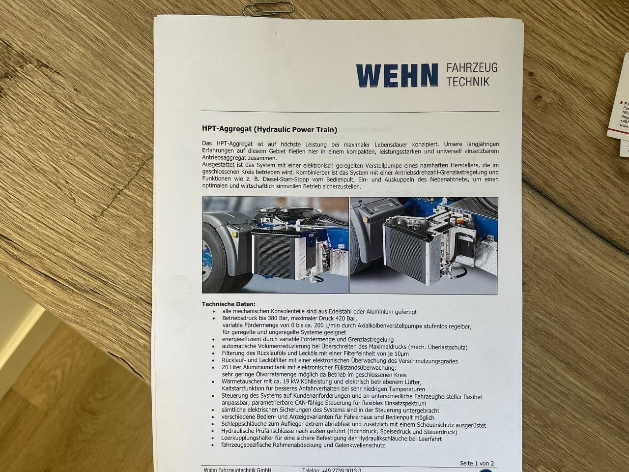 International Wehn Hydraulic Power Train 380 Bar 220l/min agri farm - Industrie generator: afbeelding 5 International Wehn Hydraulic Power Train 380 Bar 220l/min agri farm - Industrie generator: afbeelding 5