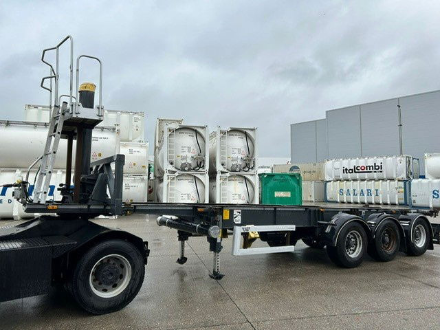 LAG LAG 30 ft Tipping chassis / Alcoa,s / bpw disc / airepipe - Containertransporter/ Wissellaadbak oplegger: afbeelding 3 LAG LAG 30 ft Tipping chassis / Alcoa,s / bpw disc / airepipe - Containertransporter/ Wissellaadbak oplegger: afbeelding 3