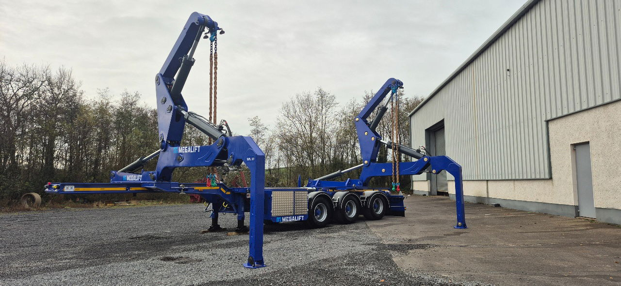Mega NEW Megaliftt Sideloader / 35 tons lift capacity /20-40-45 HC/ Diesel engine / Gooseneck-extendable - Containertransporter/ Wissellaadbak oplegger: afbeelding 3 Mega NEW Megaliftt Sideloader / 35 tons lift capacity /20-40-45 HC/ Diesel engine / Gooseneck-extendable - Containertransporter/ Wissellaadbak oplegger: afbeelding 3