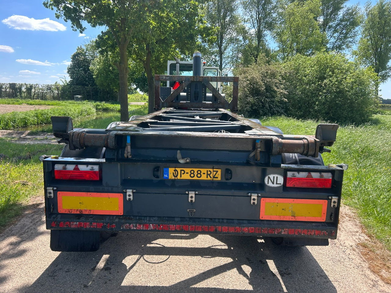Van Hool 20 ft tipping / elect. 24 v / Tuf 3-2026 / Tyres 70 / Only 49500 km / t - Containertransporter/ Wissellaadbak oplegger: afbeelding 3 Van Hool 20 ft tipping / elect. 24 v / Tuf 3-2026 / Tyres 70 / Only 49500 km / t - Containertransporter/ Wissellaadbak oplegger: afbeelding 3