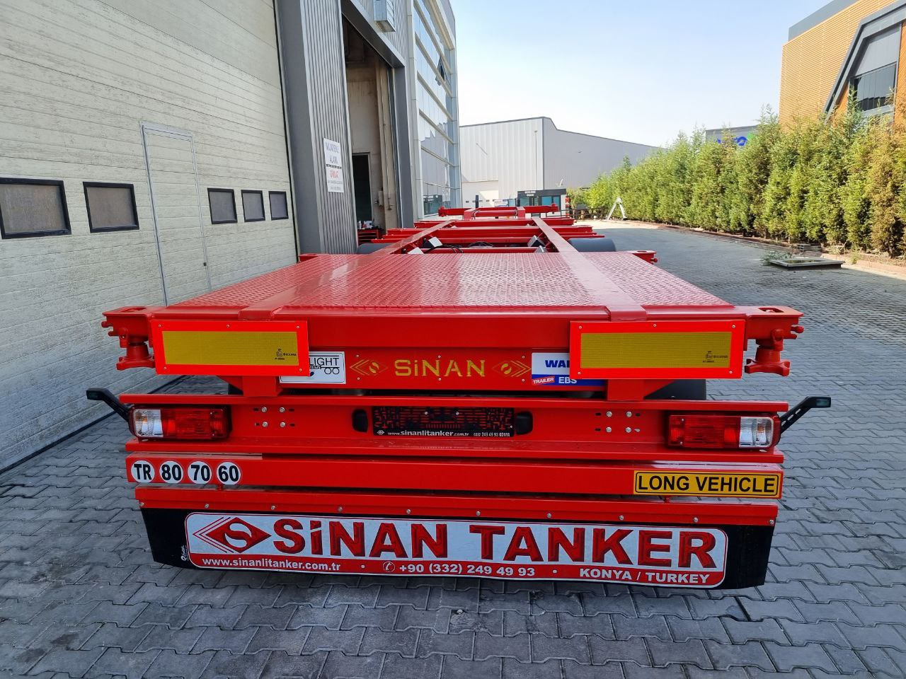 SINAN Container carrier - Containertransporter/ Wissellaadbak oplegger: afbeelding 1 SINAN Container carrier - Containertransporter/ Wissellaadbak oplegger: afbeelding 1