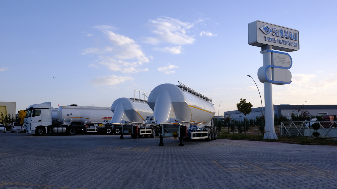 Nieuw Bulkoplegger SINAN Flour and Feed W type Silo Bulk Tanker Semitrailer: afbeelding 6
