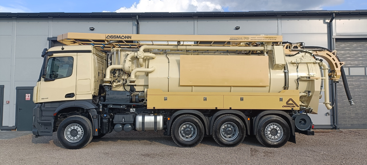 MERCEDES-BENZ AROCS ASSMANN stainless steel recykling - Vacuümwagen: afbeelding 5 MERCEDES-BENZ AROCS ASSMANN stainless steel recykling - Vacuümwagen: afbeelding 5