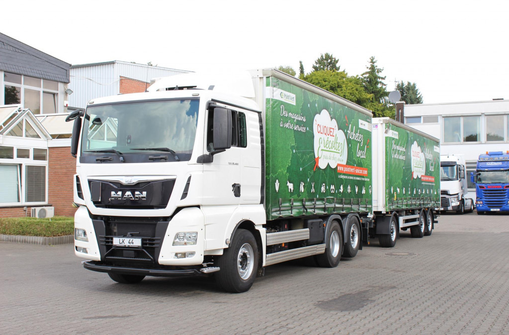 MAN TGX 26.480 Plane Stapleraufnahme Lenkachse Zug! - Schuifzeilen vrachtwagen: afbeelding 1 MAN TGX 26.480 Plane Stapleraufnahme Lenkachse Zug! - Schuifzeilen vrachtwagen: afbeelding 1