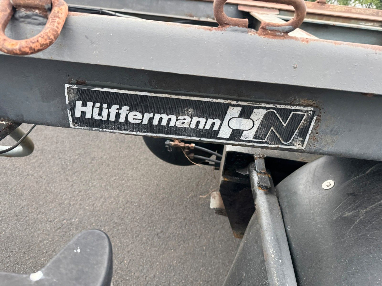 Haakarm/ Portaalarm aanhanger Hüffermann HMA 24.24 3- Achs- Blattfederung: afbeelding 6 Haakarm/ Portaalarm aanhanger Hüffermann HMA 24.24 3- Achs- Blattfederung: afbeelding 6