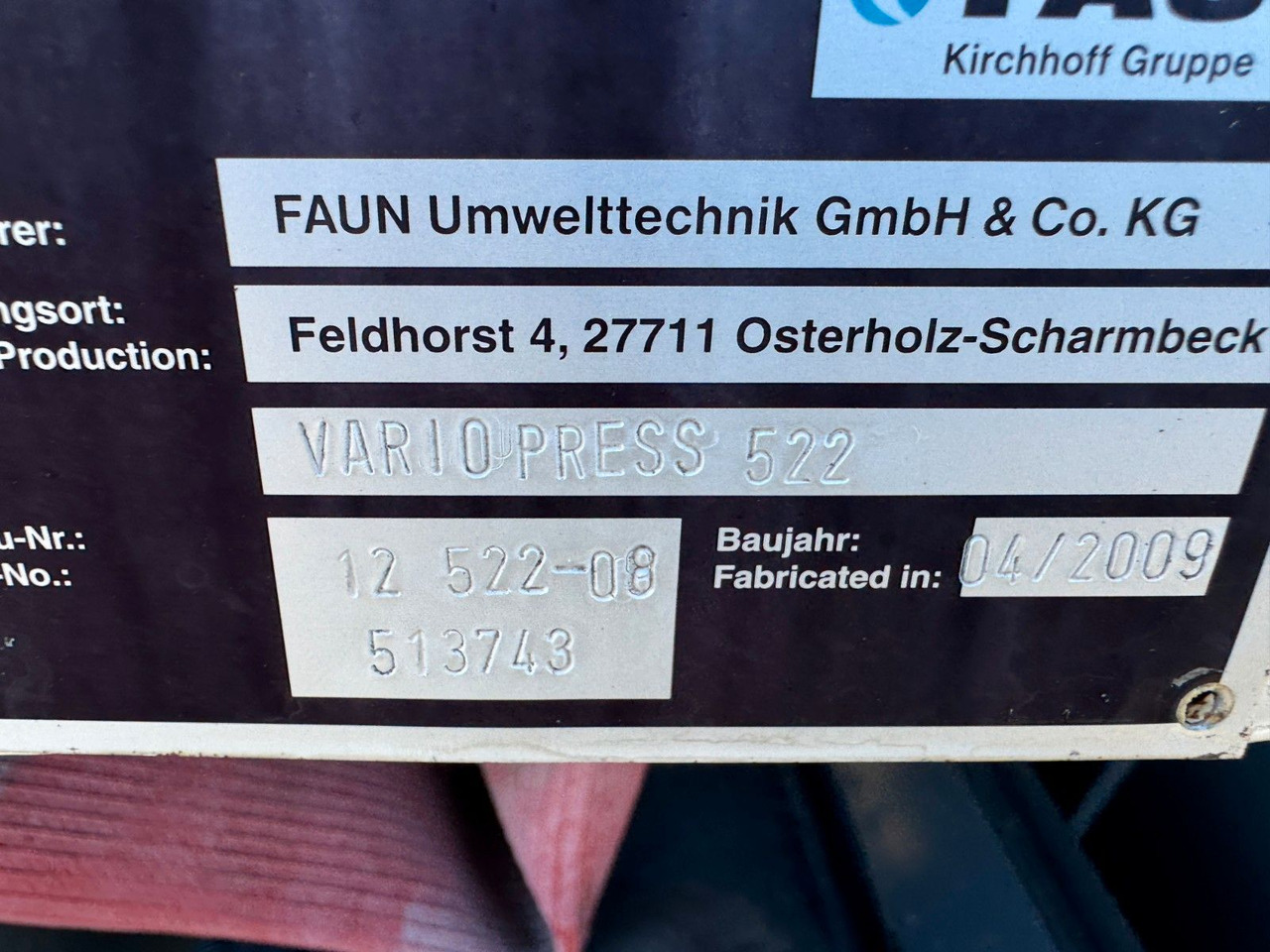 Vuilniswagen Mercedes-Benz Econic 2633 6x2 Faun Variopress 522 + Zoeller: afbeelding 9