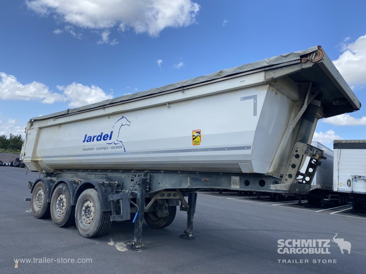 SCHMITZ Tipper Steel half pipe body 24m³ - Kipper oplegger: afbeelding 1 SCHMITZ Tipper Steel half pipe body 24m³ - Kipper oplegger: afbeelding 1