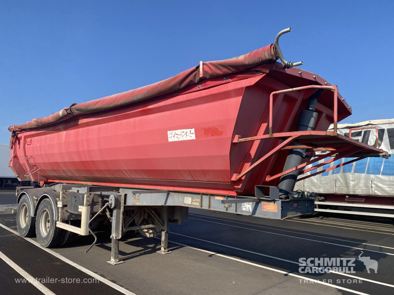 Tipper Steel half pipe body 91m³ - Kipper oplegger: afbeelding 1 Tipper Steel half pipe body 91m³ - Kipper oplegger: afbeelding 1