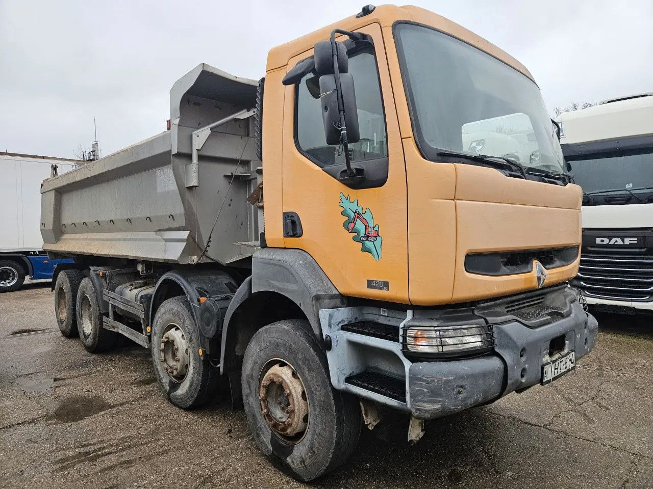 Renault Kerax 420 dCi 8x4 Langerdorf Hyva - Kipper vrachtwagen: afbeelding 2 Renault Kerax 420 dCi 8x4 Langerdorf Hyva - Kipper vrachtwagen: afbeelding 2