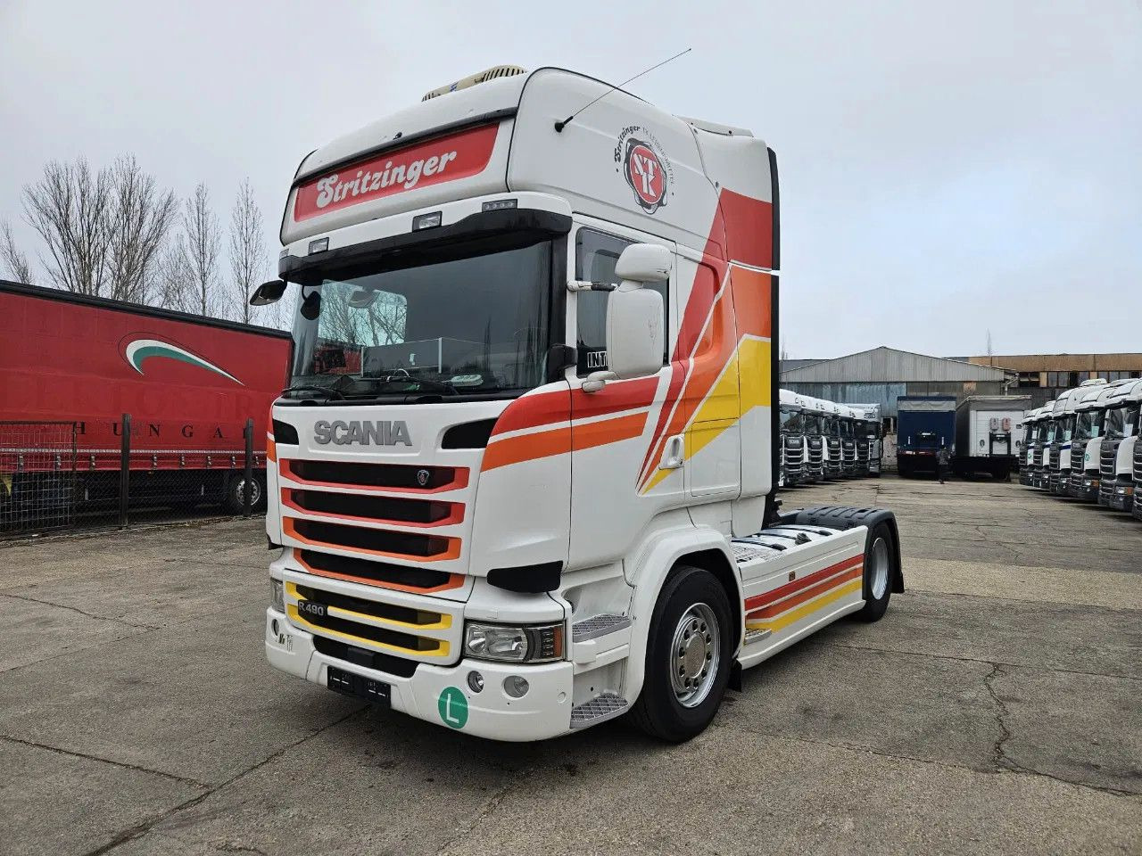 Scania R490 TopLine, Full Spoiler, New G2V2 Tachograph - Trekker: afbeelding 1 Scania R490 TopLine, Full Spoiler, New G2V2 Tachograph - Trekker: afbeelding 1