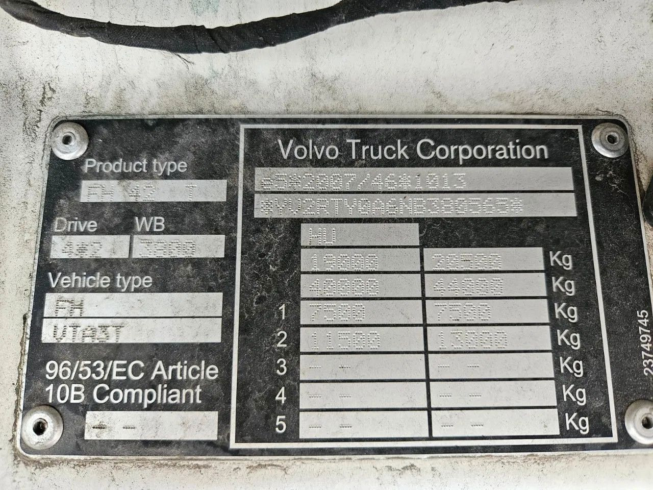 Trekker Volvo FH 460 Turbo Compound, I-Park, HYVA, Microwave,: afbeelding 13